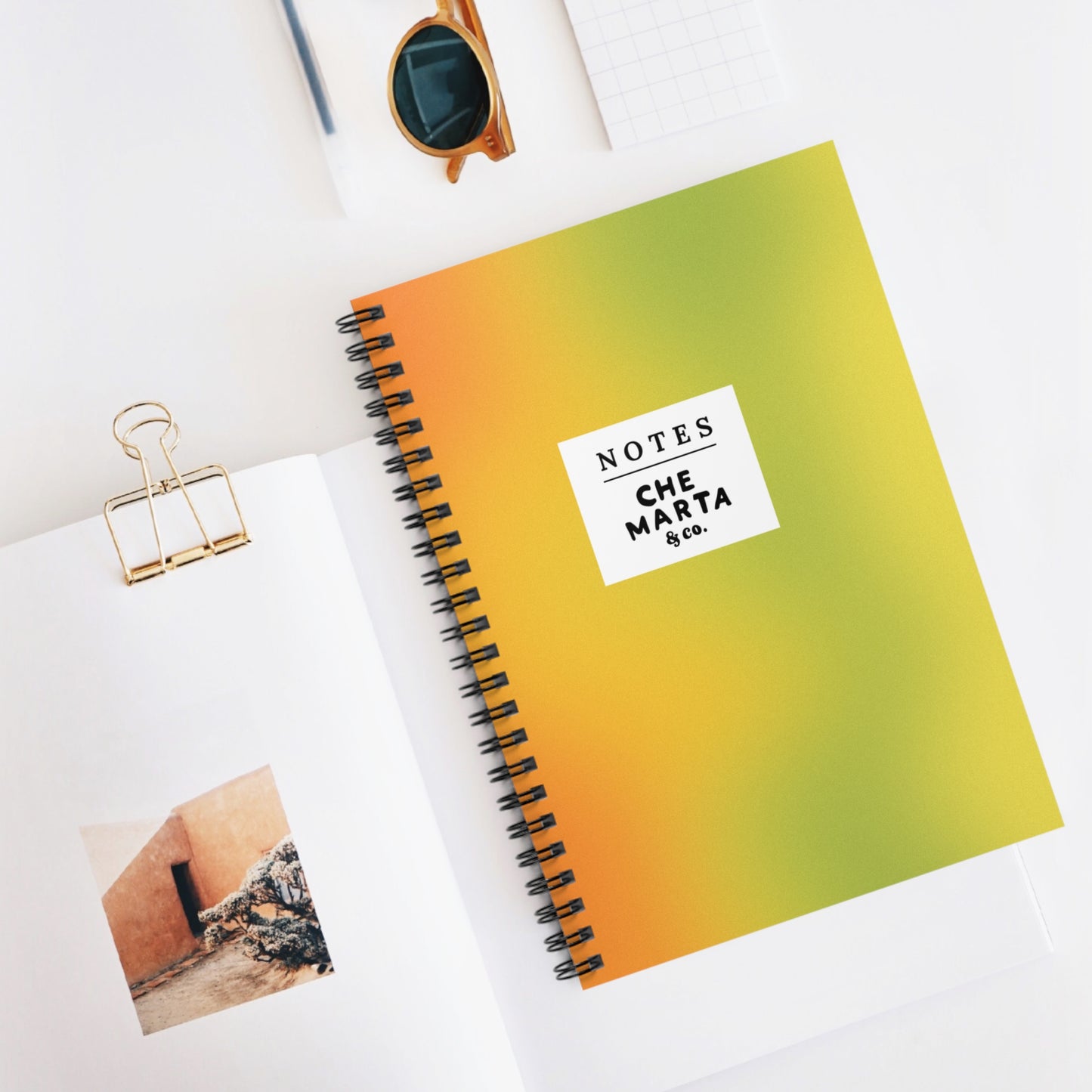 Sunset Spiral Notebook | Che Marta & Co.