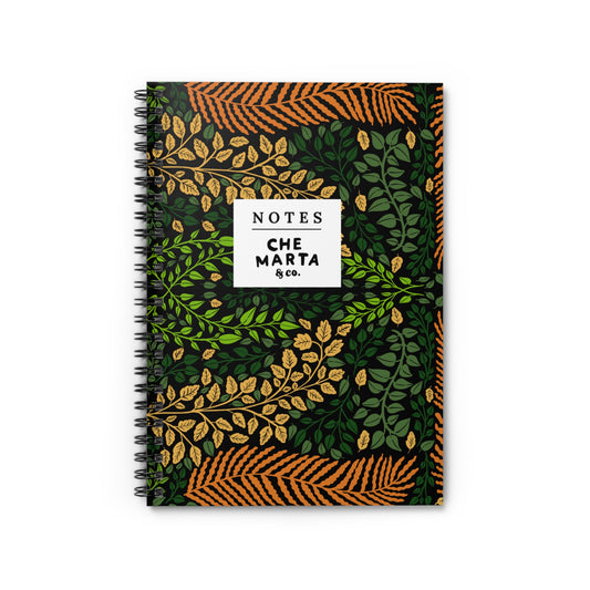 Leaves Spiral Notebook | Che Marta & Co.