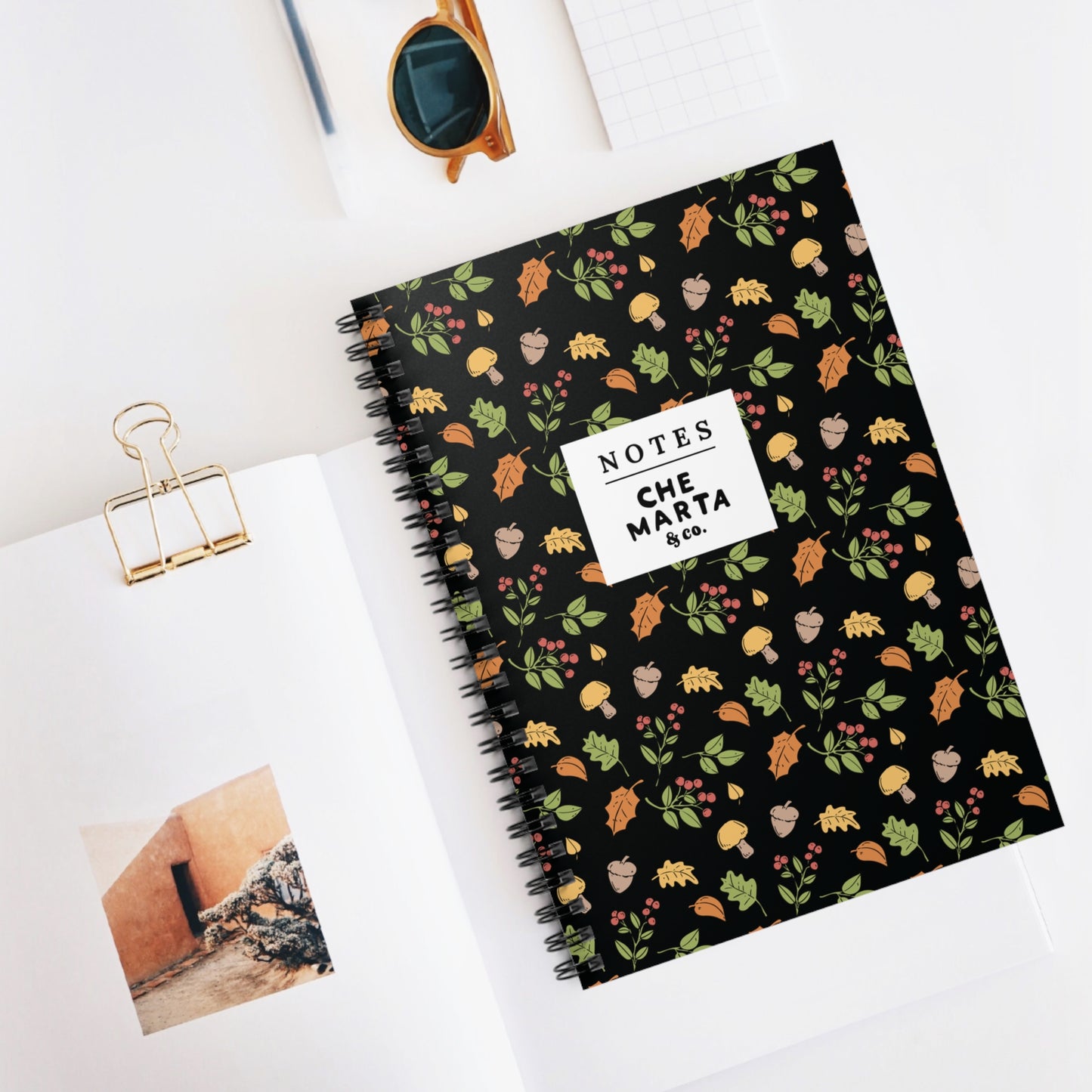 Autumun Spiral Notebook | Che Marta & Co.