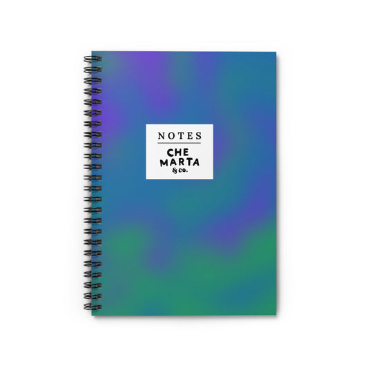 Blue & Green Spiral Notebook | Che Marta & Co.