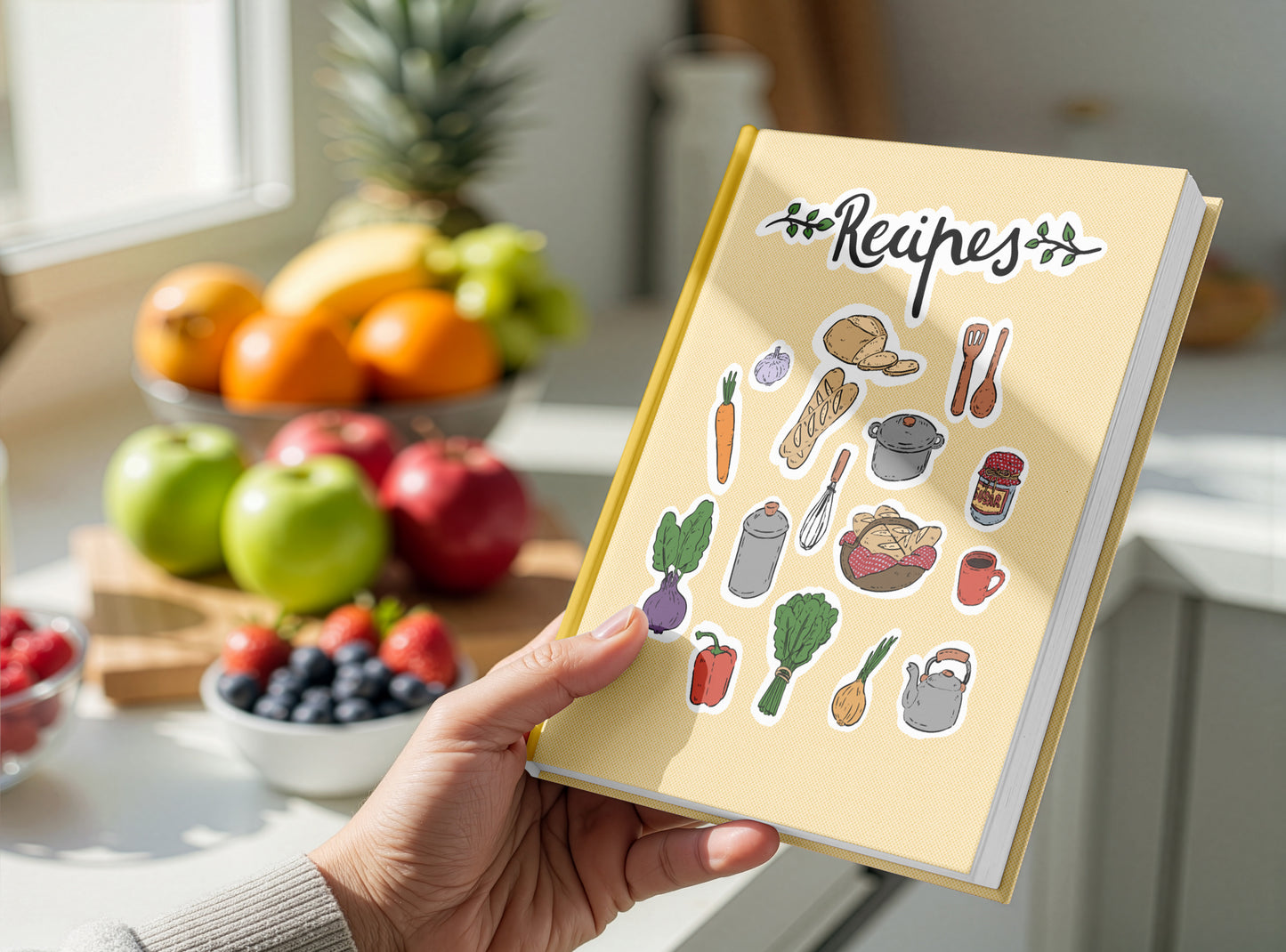 Che Marta Kitchen Gift Set, Tea Towel & Recipe Journal