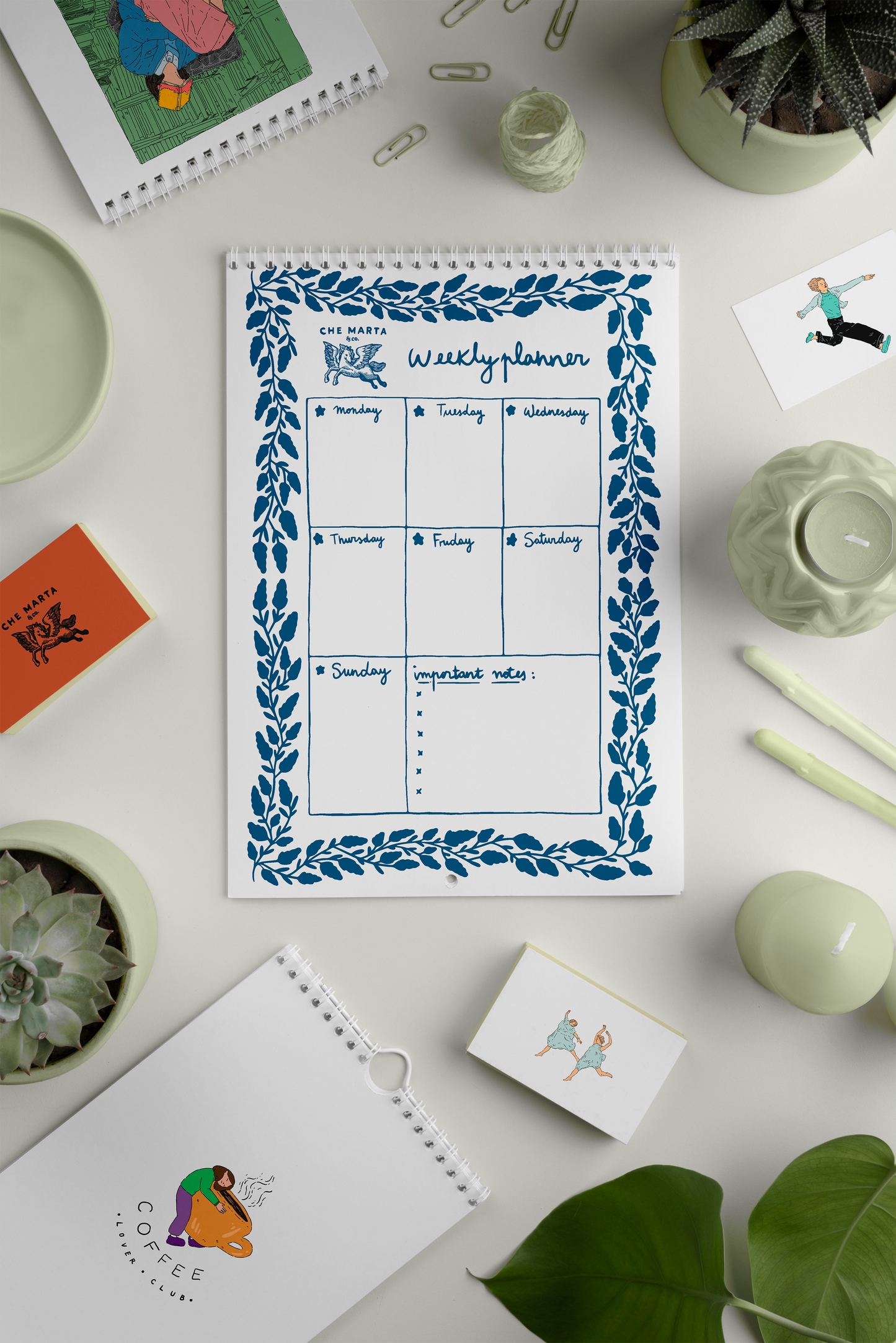 Weekly planner | Che Marta & Co. (Free Printable)